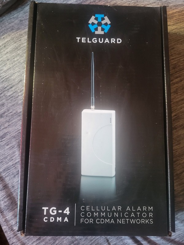 New Telguard TG-4 CDMA P/N # TG4V0004 Cellular Alarm Communicator For CDMA Net