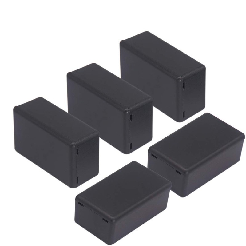 Zulkit 5Pcs Project Boxes ABS Plastic Electrical 2.40" X 1.41" X 0.98", 5 PCS