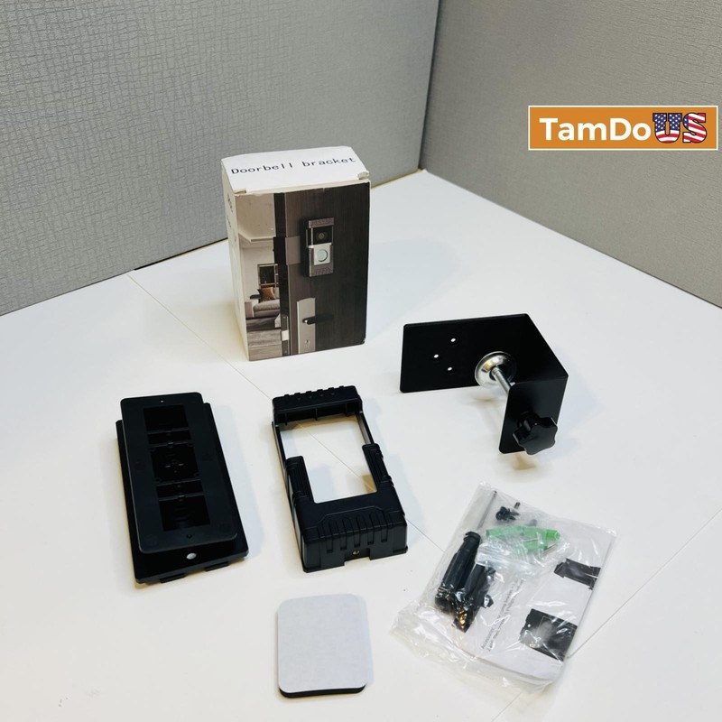 Anti-Theft Mount Bracket for Video Doorbell | No-Drill Design, Secure Fit