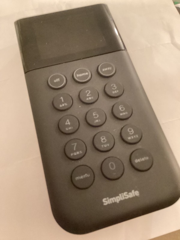 SimpliSafe SSKP3 Home Security Wireless Black Remote-Untested-Parts gallery