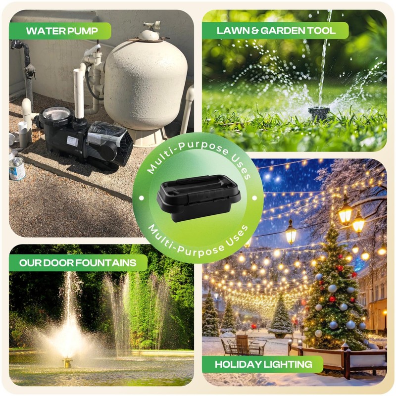 Sockitbox Original Outdoor Electric Box Waterproof - Small Small, Black gallery