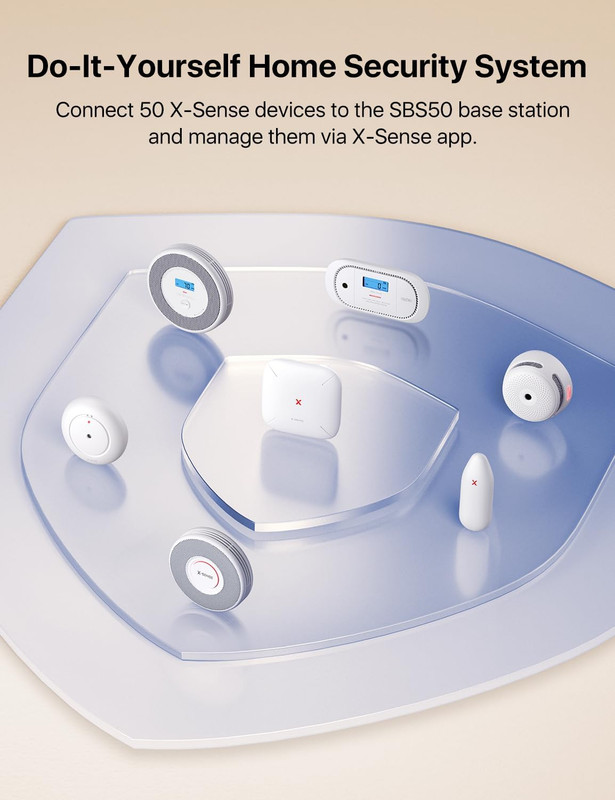 Wireless Smart Home Security System, 5-Piece Set with Mobile Alerts & Alexa gallery