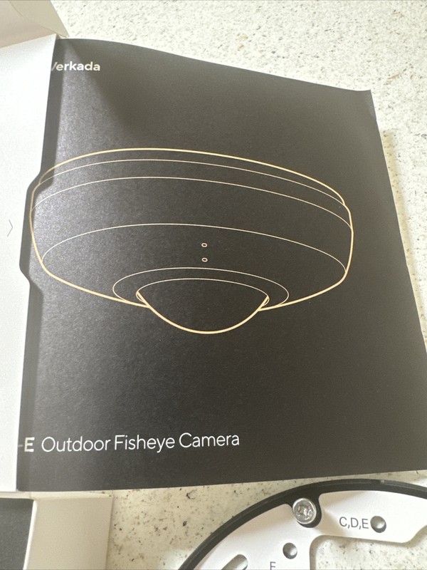 VERKADA Fisheye Camera CF81-E Camera 1A-45001-A CF81-30E-HW Accessories Kit gallery