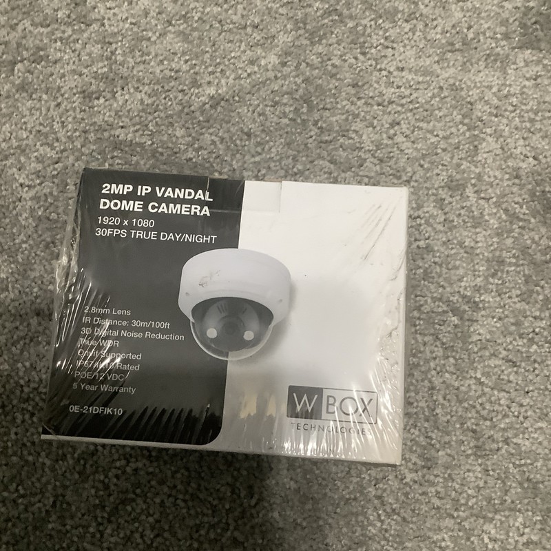 VANDAL PROOF DOME SECURITY CAMERA