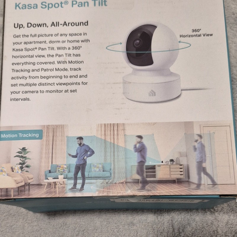 TP-LINK Kasa Spot 2K Pan/Tilt Wi-Fi Indoor Cam 24/7, Night Vision KC410S gallery