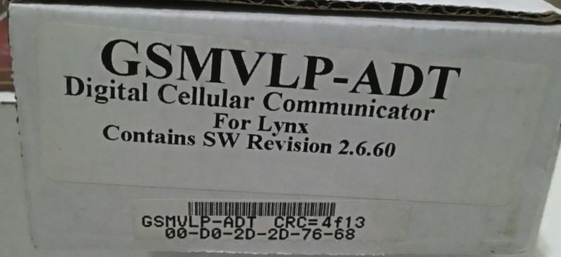 New Honeywell GSMVLP-ADT Digital Cellular Communicator For Lynx Security System