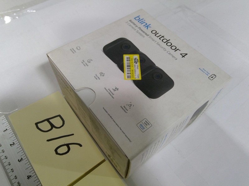 Blink Outdoor 4 4th Gen Battery Security Camera Wireless Black Alexa Open Box gallery