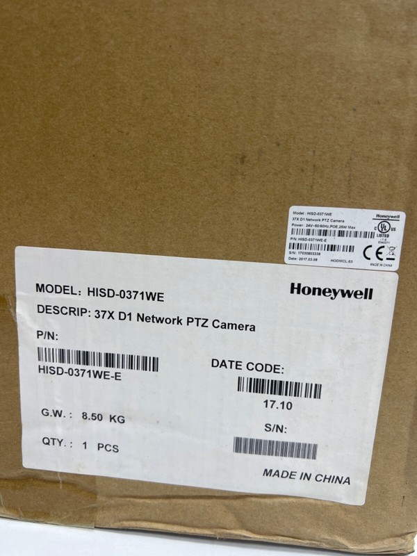 Honeywell HISD-0371WE , 37X D1 Network PTZ Camera gallery