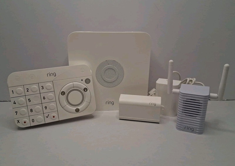 Ring Security System Base Station US, Range Extender, Keypad and Chime Pro Works