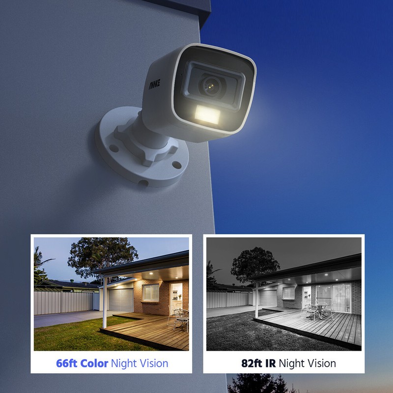 ANNKE 4in1 HD 3K Security Camera 5MP Outdoor Color Night Vision Audio Recording gallery
