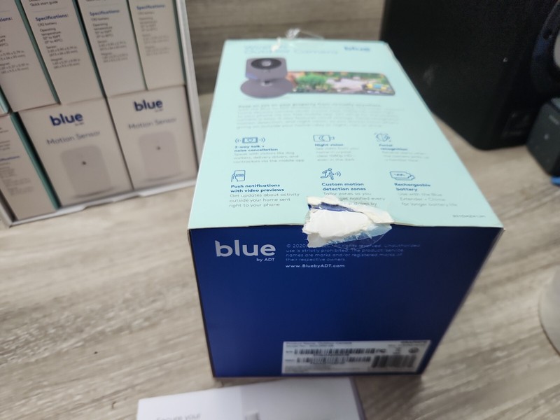 12 Pcs. Blue By ADT Smart Home Full Security System With Outdoor Camera-OPEN BOX gallery