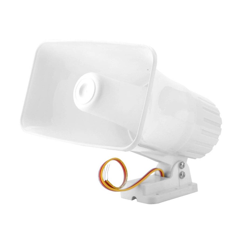 Electronic Alarm Siren Horn 150dB Indoor/Outdoor Siren DC 12V for Home System…