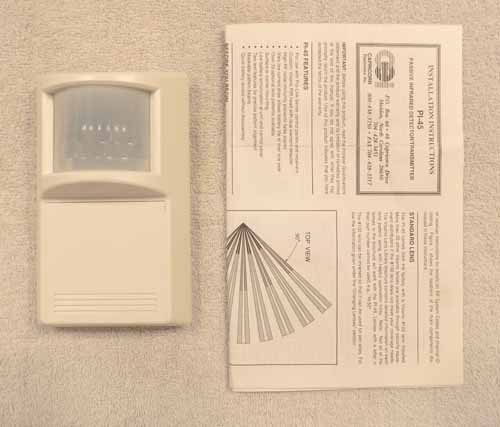 Capricorn PI-45 Passive Infrared Motion Detector Transmitter USED FREE SHIPPING