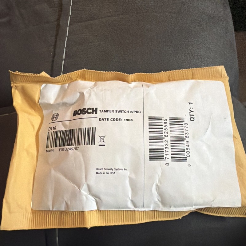 Bosch Tamper Switch D110 - 2 Pack NEW Sealed
