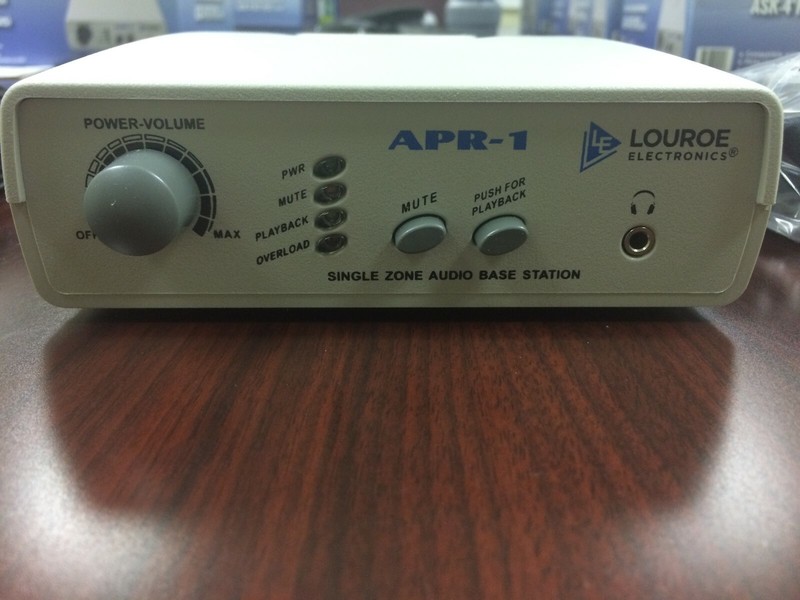 Louroe APR-1 Single Zone Base Station