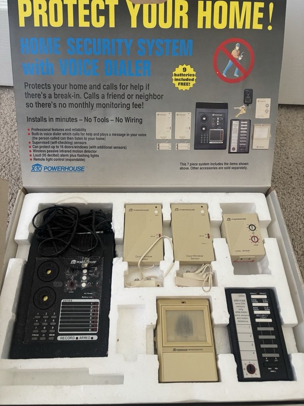 REDUCED - NIOB DC8700 X-10 POWERHOUSE Monitored Wireless Dialer Alarm System gallery