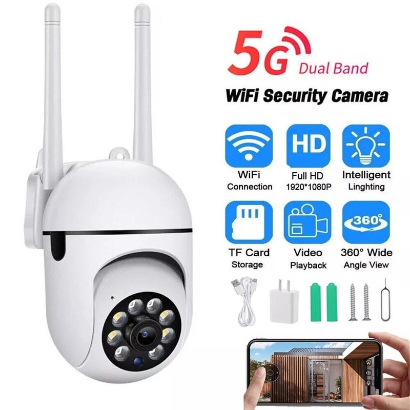 1-4Pack Wireless 5G WiFi Security Camera System Smart Outdoor Night Vision 1080P gallery