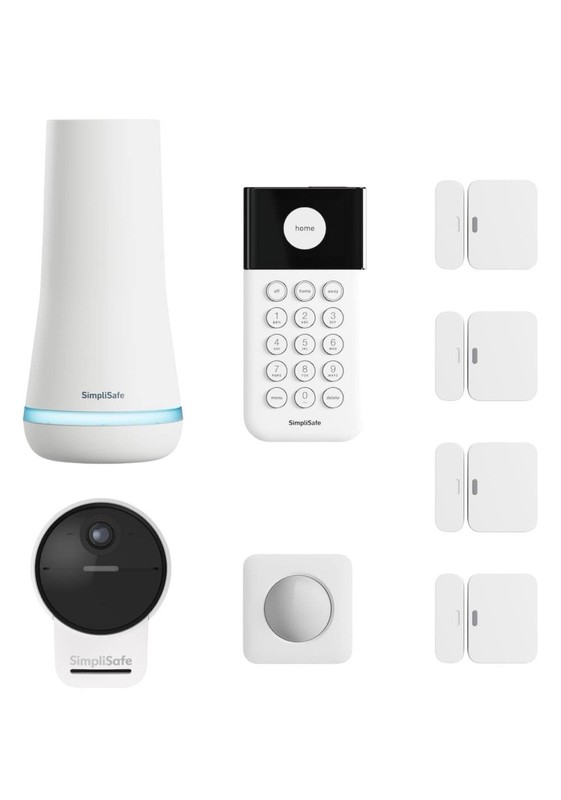SimpliSafe 8-Piece Home Security System Indoor Outdoor Cameras Keypad New In Box