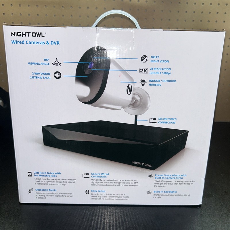 Night Owl 12-Channel 2K Wired DVR Security Camera System with 2 TB Hard Drive - gallery