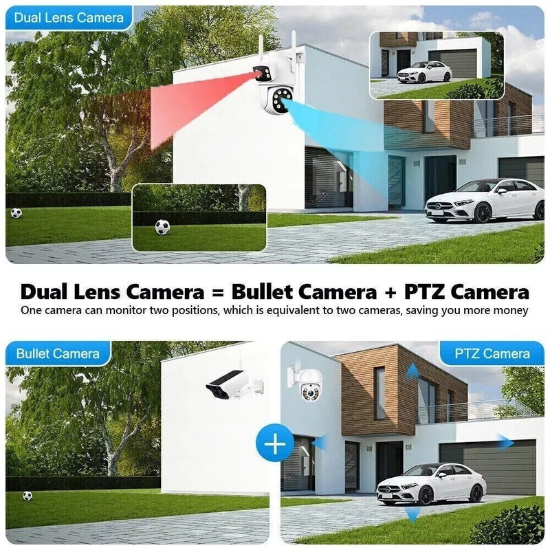 Wireless Security Camera System Outdoor 24/7 Surveillance Motion Alert 10CH NVR gallery