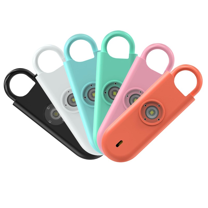 140Db Personal Safety Alarm for Women, 6 Pack Safe Alarm Protection Keychain wit