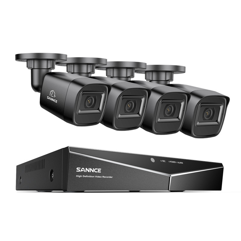SANNCE 16CH 1080P Lite DVR 2MP Video CCTV Security Camera System Human Detection