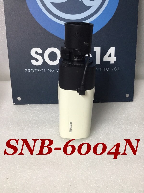 Samsung SNB-6004N 2MP HD 1080p IP WDR Security Color Camera W/ 2.8-12mm TESTED!