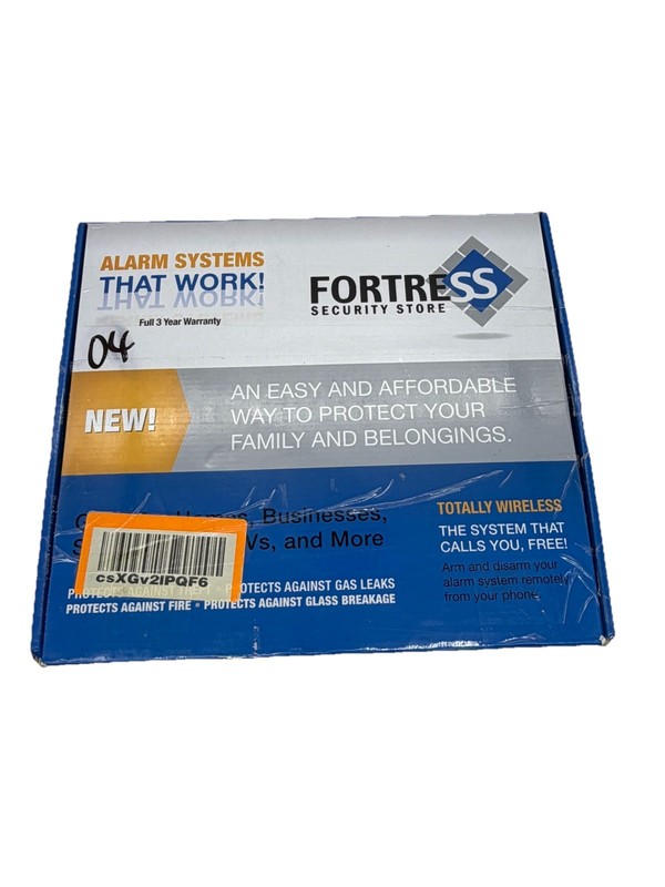 Fortress WiFi Wireless Pro Alarm System Home Business Shop RV. NIB