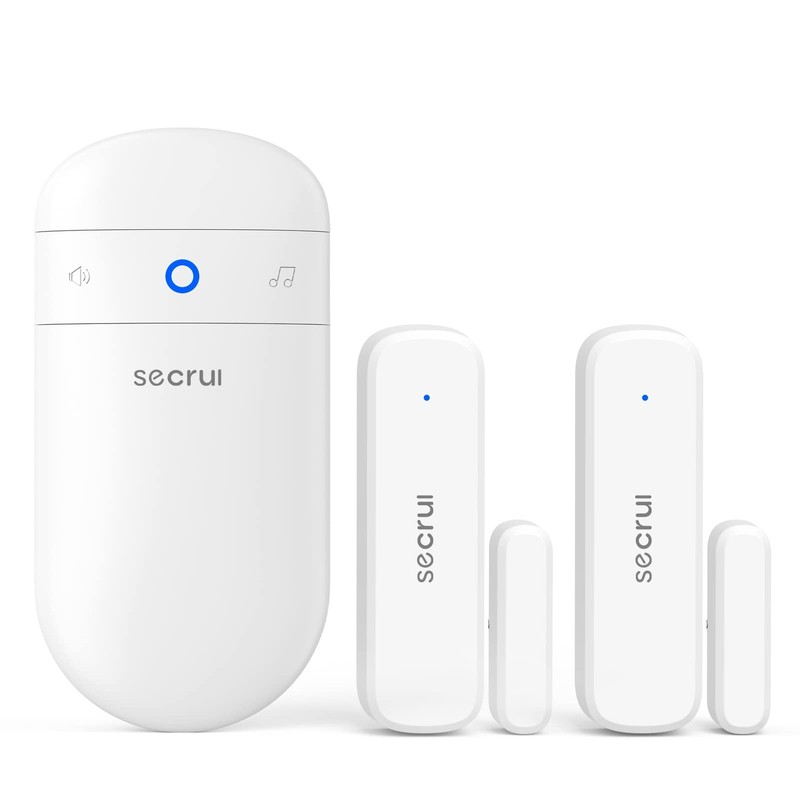 Door Chime, Sensor Chime for Opens – 1 Receiver+2 Sensor, White