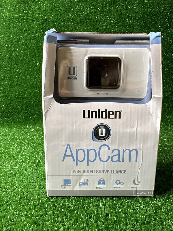 Uniden APPCAM21 Indoor Wireless WIFI Camera – Monitor Anywhere – No PC Required