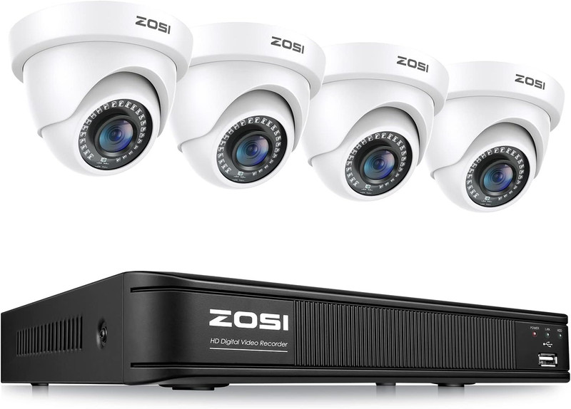 4 Camaras Para Casa De Seguridad Profesional Vision Noche Deteccion Movimiento