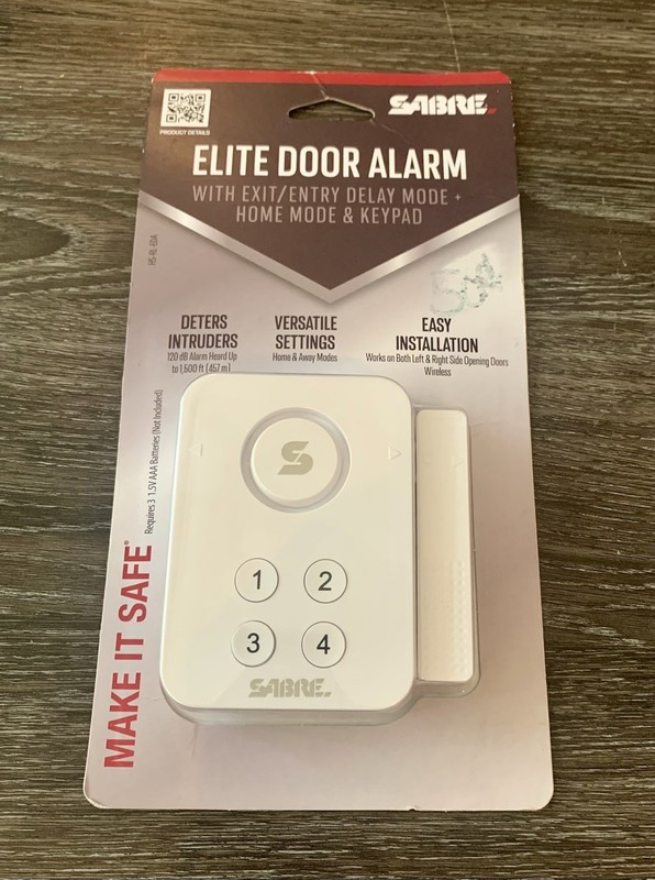 Sabre Elite Door Alarm Window Security Keypad Delay Home Away Mode NEW Wireless