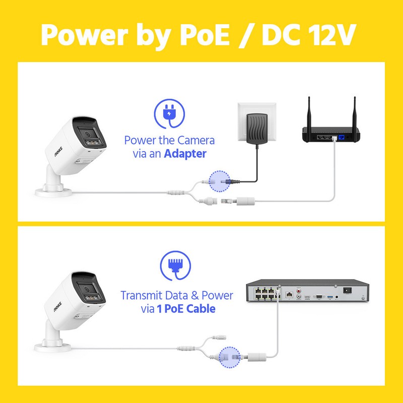 ANNKE 8MP 4K Audio POE IP Security Camera H.265+ Outdoor Night Vision C800 AI gallery