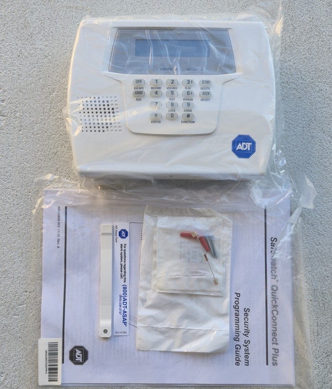 Honeywell Security Alarm LynxPlus2 No Box Battery and Transformer isNot Included