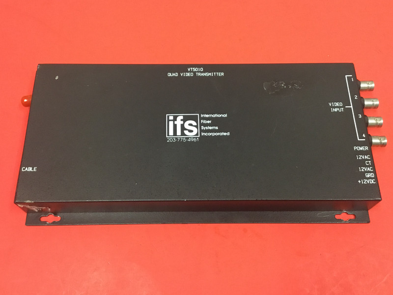 International Fiber Systems – P/N: VT5010, Quad Video Transmitter