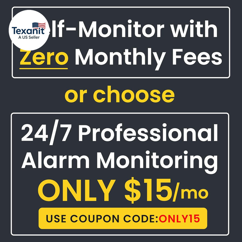 Alarm System Gen 2 (4G), 11Pc, DIY, Motion & Entry Sensors, Wireless Siren, Remo gallery
