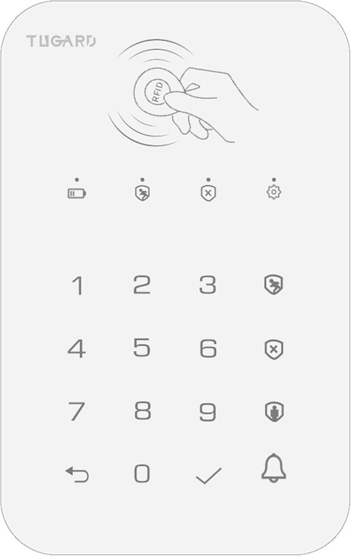 “Keyboard for WiFi GSM Burglar Alarm System,Smart Home Alarm System Base Wirel..