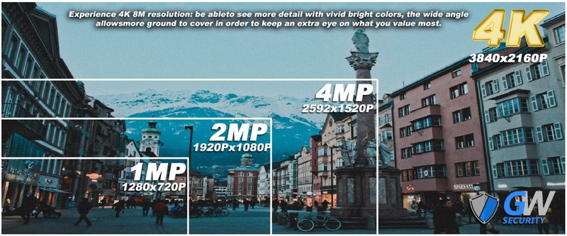 (4) 4K 8MP Motorized Zoom IP Microphone POE NVR AI Bullet Security Camera System gallery