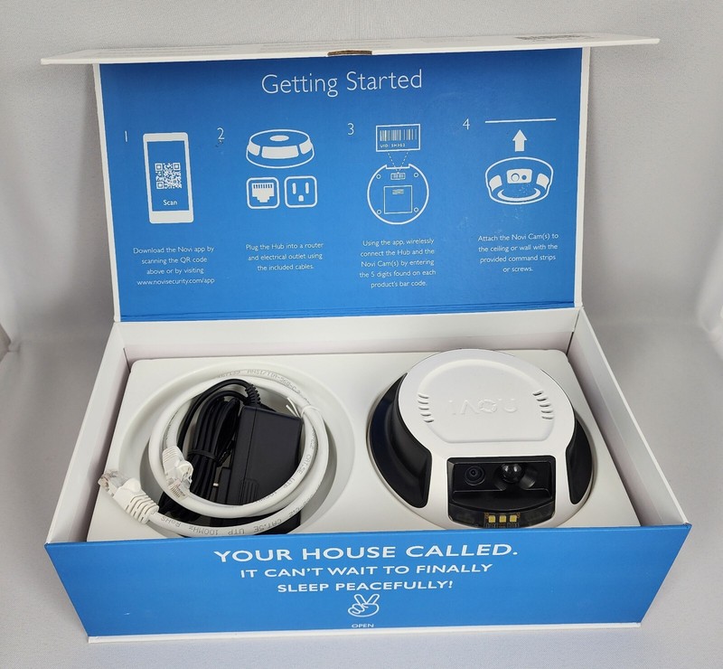 Novi Security 4-in-1 Home Security Smart, Wire Free Security + Smoke NEW gallery