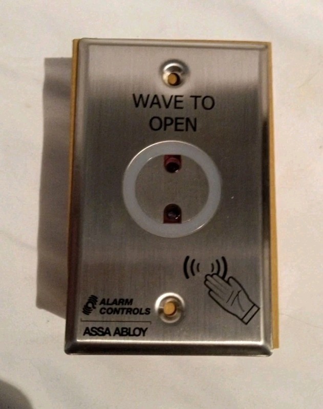 Alarm Controls Nts-1 Exit Motion Sensor, Single Gang, Silver gallery