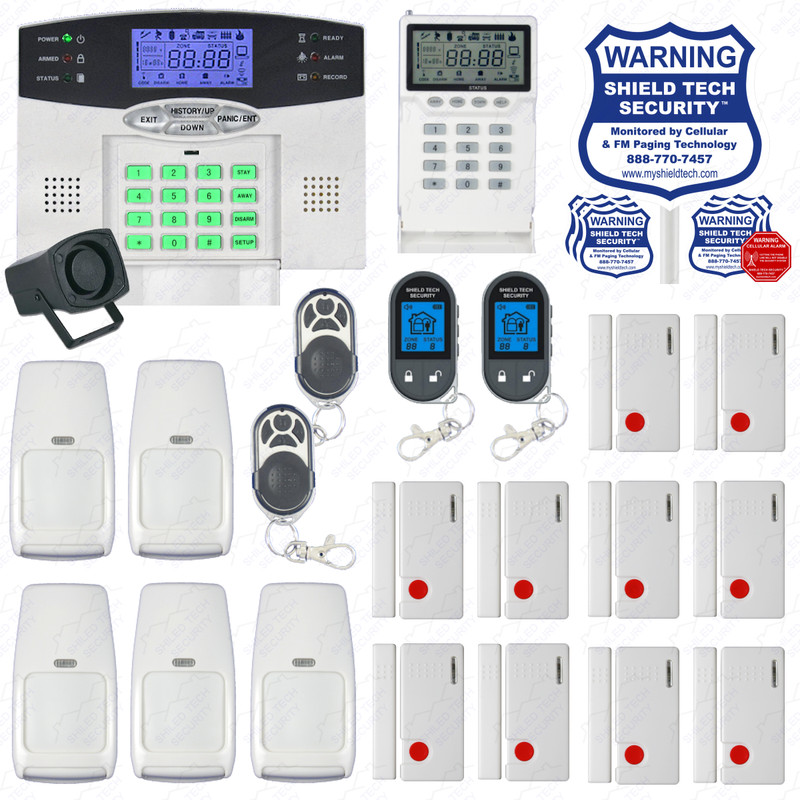 WIRELESS HOME SECURITY SYSTEM WITH AUTO-DIALER