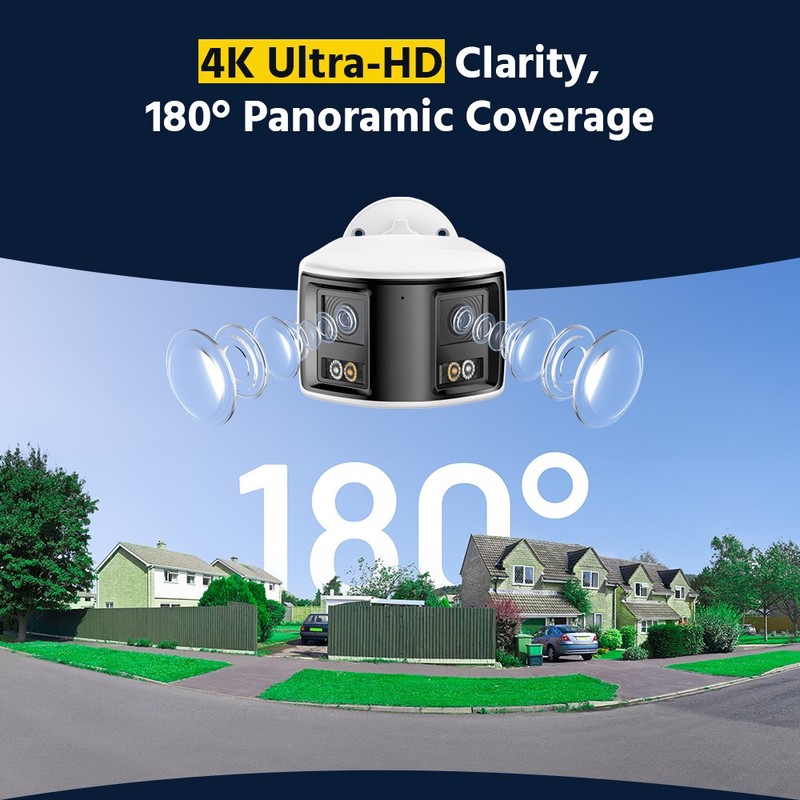 ANNKE 4K Dual Lens POE AI Color Night Security Camera System 8CH NVR 2-Way Talk gallery