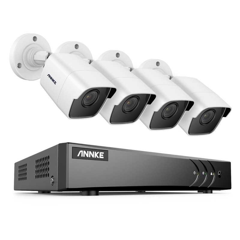 ANNKE 5iN1 16CH DVR 5MP Outdoor Security Camera System AI Human Detection IP67