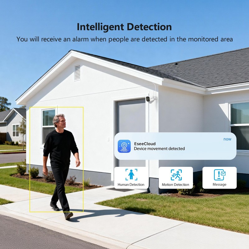 5MP IP Home Security System Wireless 10CH WiFi NVR Outdoor Motion Detection 1TB gallery