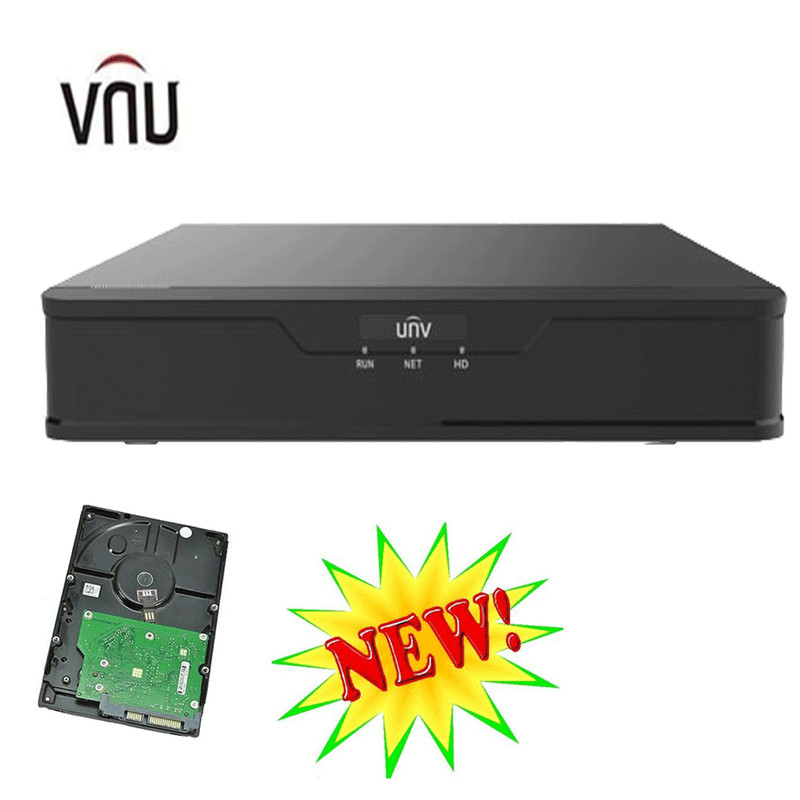 4 Channel NVR301-04X-P4 PoE Ultra 265/H.265/H.264 NVR system + 2TB HHD