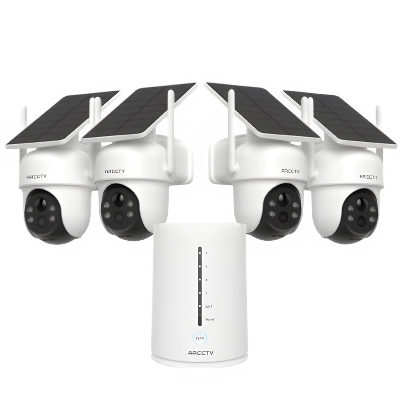 ARCCTV Battery Solar Security Camera 4MP WiFi Outdoor Wireless Kit Humanoid A…