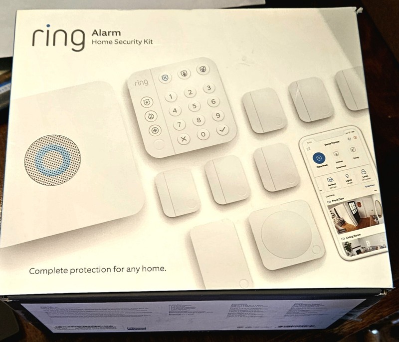 Ring Complete System Wireless Indoor 10 Piece Alarm Security Set New From Ring