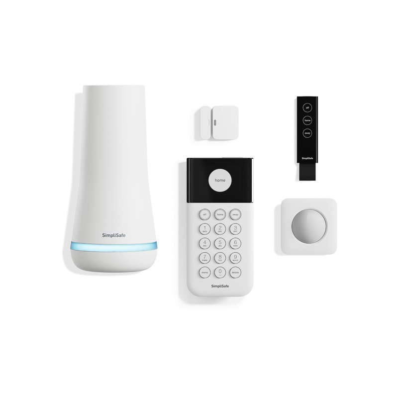 Wireless Home Security System - 5 Piece Kit, 24/7 Monitoring, Alexa & Google Com gallery