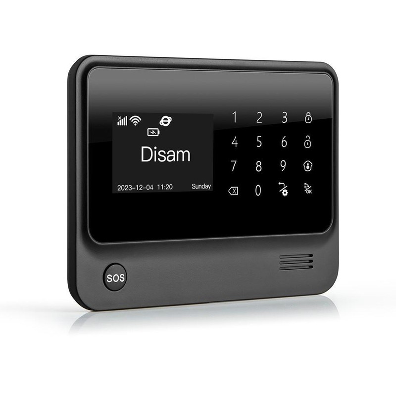 GSM/2G WiFi/2.4G GPRS smart home alarm system Alarm Host touch screen keypad gallery