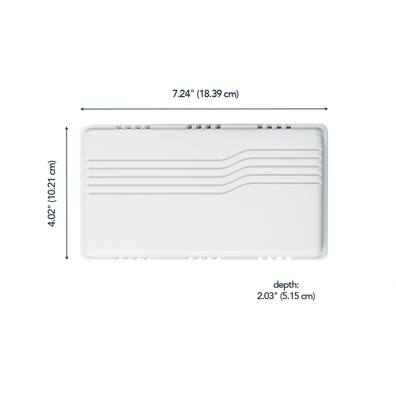 Heath Zenith Wired Mechanical Doorbell Chime, White, Plastic, No Size, White gallery